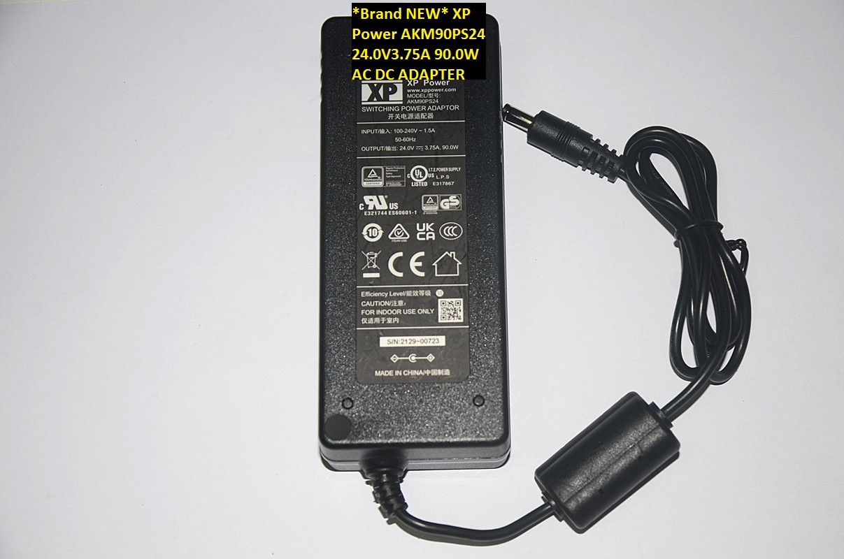 *Brand NEW* 90.0W 5.5*2.5 XP Power 24.0V3.75A AKM90PS24 AC DC ADAPTER *Brand NEW* 90.0W 5.5*2.5 XP Power 24.0V3.75A AKM90PS24 AC DC ADAPTER